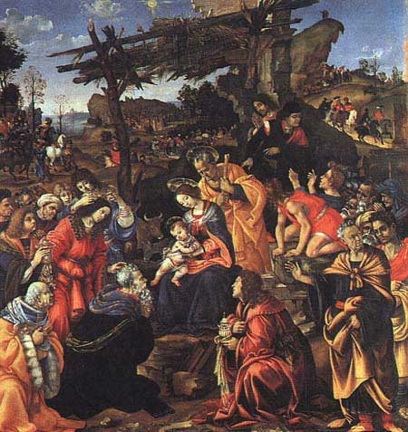 Adoration of the Magi Filippino Lippi