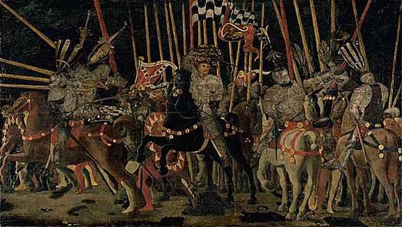 uccello battle of san romano. The Battle of San Romano (w)