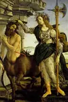 Athene and the Centaur the victory of chastity over lust.