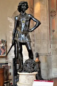 Verrocchio David with the head of Goliath