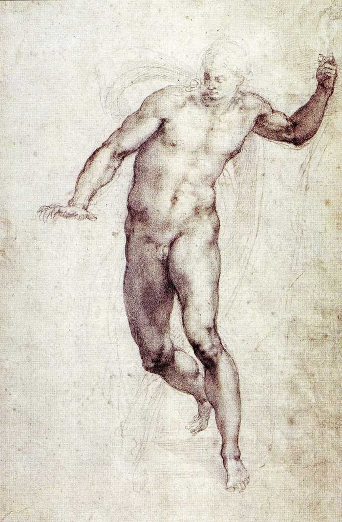 Michelangelo, Study for the Risen Christ