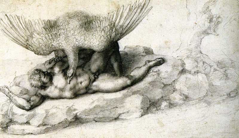 PunishmenTityus by Michelangelo