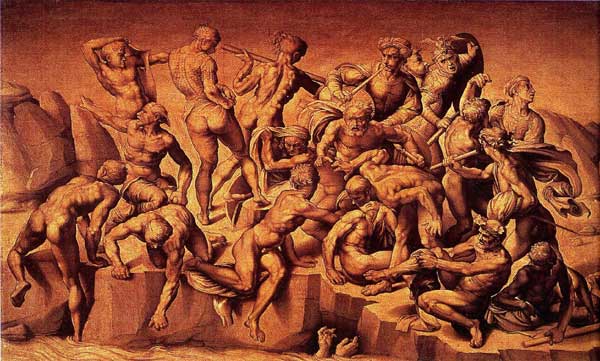 The Battle of Cascina Michelangelo's unfinished masterpiece.