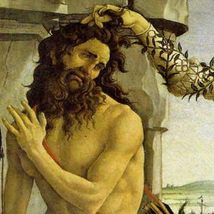 Botticelli Athena and the Centaur Detail.