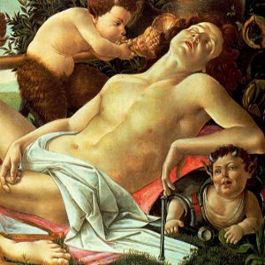 Botticelli Venus and Mars Detail.