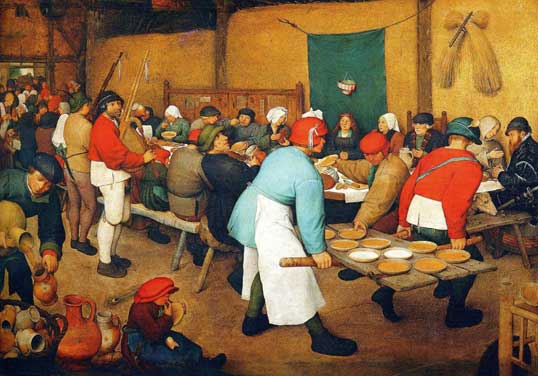 The Peasant Wedding.Bruegel.