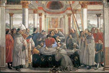 The Death of St Francis by Ghirlandaio The Death of St Francis by Ghirlandaio