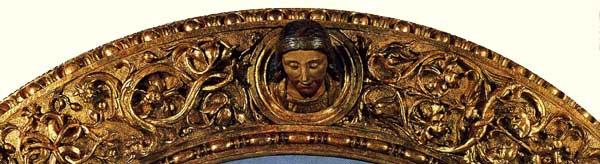 Detail of the frame from Michelangelo's Doni Tondo.