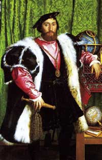 The Ambassadors (detail) Hans Holbein.