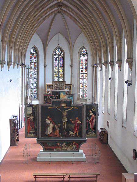 Altarpiece in the Chapel of The Unterlinden Museum, France