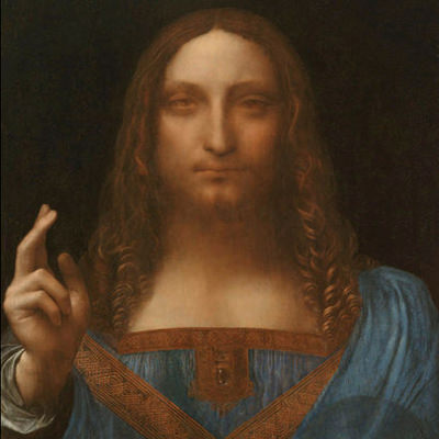 Leonardo Salvator Mundi 400square