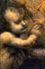 Christ Child.  (detail) Christ Child.  (detail) Leonardo da Vinci.