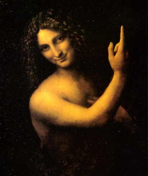 St John the Baptist by Leonardo da Vinci