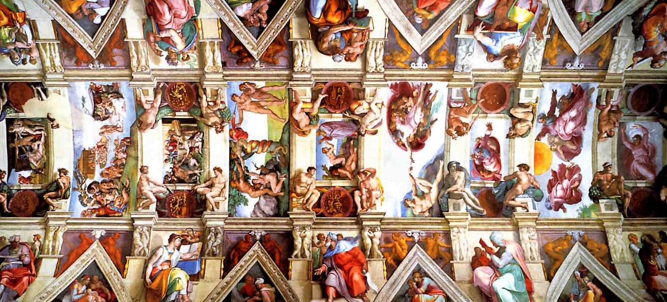 The Sistine Chapel With Frescos By The Greatest Renaissance Artists