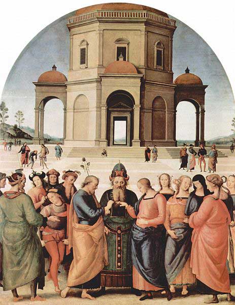 Marriage of the Virgin by Perugino