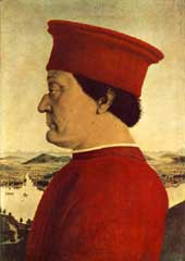 Frederico da Montefeltro by Piero della Francesca