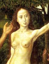 Van der Goes.The Fall. (detail)