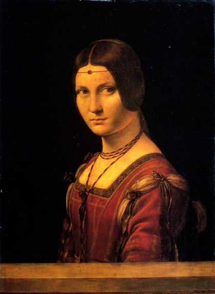 La Belle Feronniere by Leonardo DaVinci, c. 1495