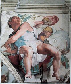 Jonah from the Sistine Chapel ceiling