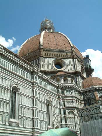 The Dome of Florence Catedral by Brunelleschi.