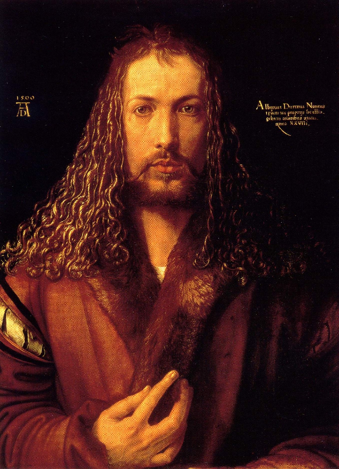 Durer, self-portrait of an artist at the height of his powers