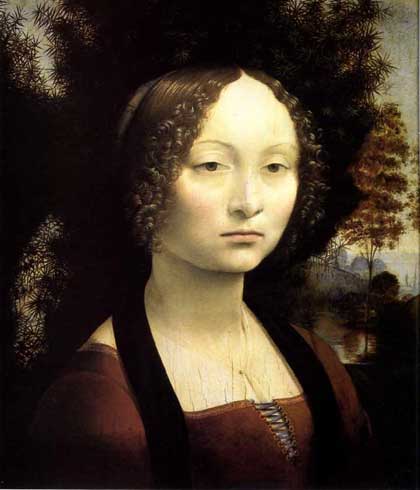 Ginevra de Benci by Leonardo da Vinci